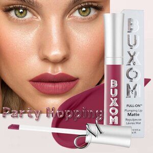 Buxom Full On Plumping Lip Velvety Smooth Matte* ~ PARTY HOPPING 4.2 ml NIB